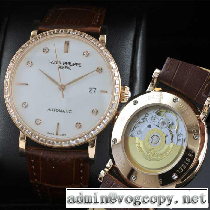 自動巻き スイスムーブメント  男性用腕時計 patek philippe philippe パテックフィリップ  メンズ腕時計